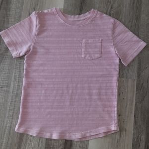 Pink short sleeve shirt